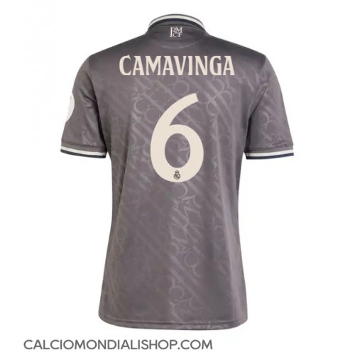 Maglie da calcio Real Madrid Eduardo Camavinga #6 Terza Maglia 2024-25 Manica Corta